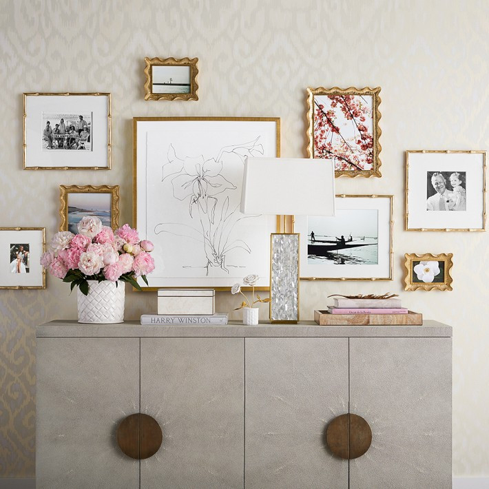 AERIN Gilded Bamboo Gallery Frame | Williams-Sonoma
