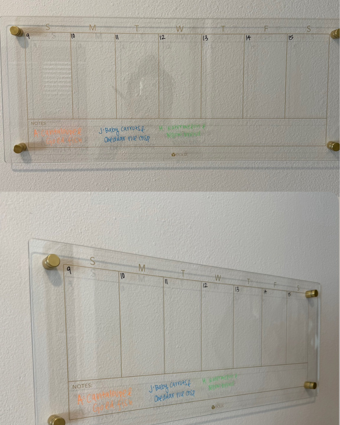 In love with our new glass weekly board! Helps me keep organized since every week schedule is so different with our kids extracurriculars!! They also have it in white board and black board!

#LTKmomlife #LTKKids