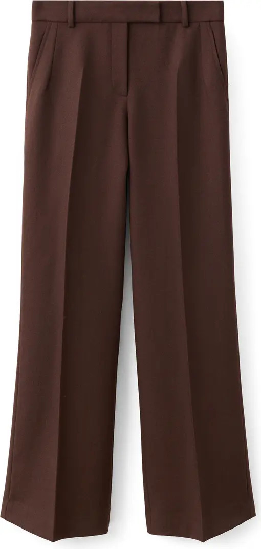 Selection Pleat Front Straight Leg Wool Pants | Nordstrom