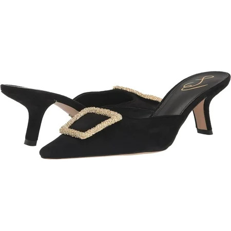 Sam Edelman Women s Brit Black Suede Kitten Heel 5.5M | Walmart (US)