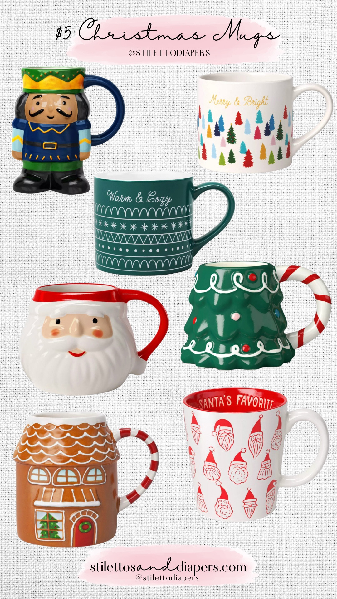 Get in the Christmas spirit with these festive $5 mugs! 

#LTKGiftGuide #LTKHoliday #LTKSeasonal