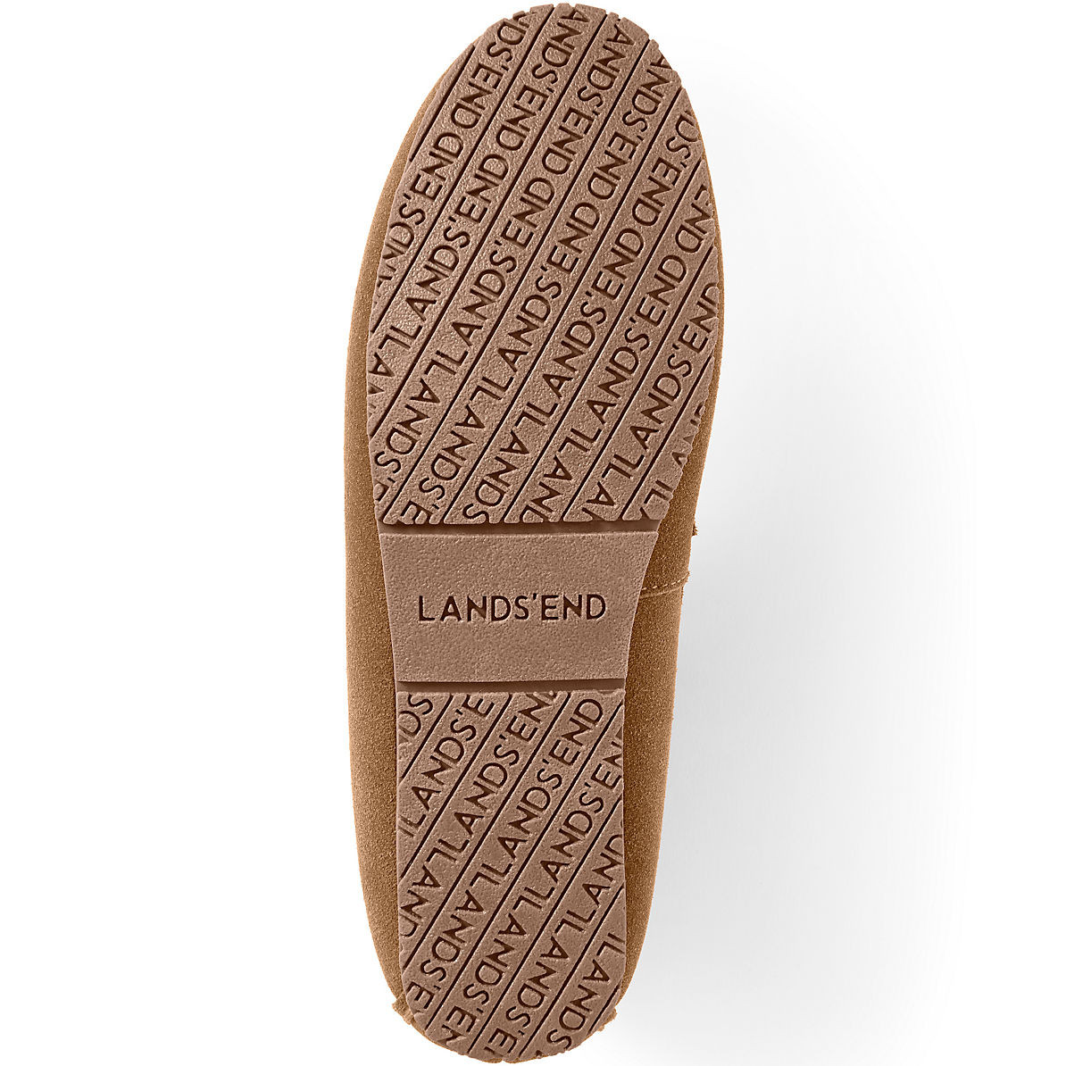 Women's Suede Leather Moccasin Slippers | Lands' End (US)