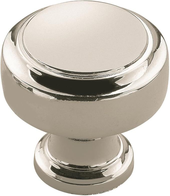 Amerock | Cabinet Knob | Polished Nickel | 1-3/16 inch (30 mm) Diameter | Highland Ridge | 1 Pack... | Amazon (US)