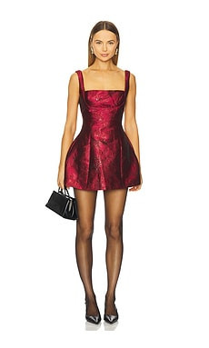 Lovers and Friends Liza Mini Dress in Burgundy from Revolve.com | Revolve Clothing (Global)