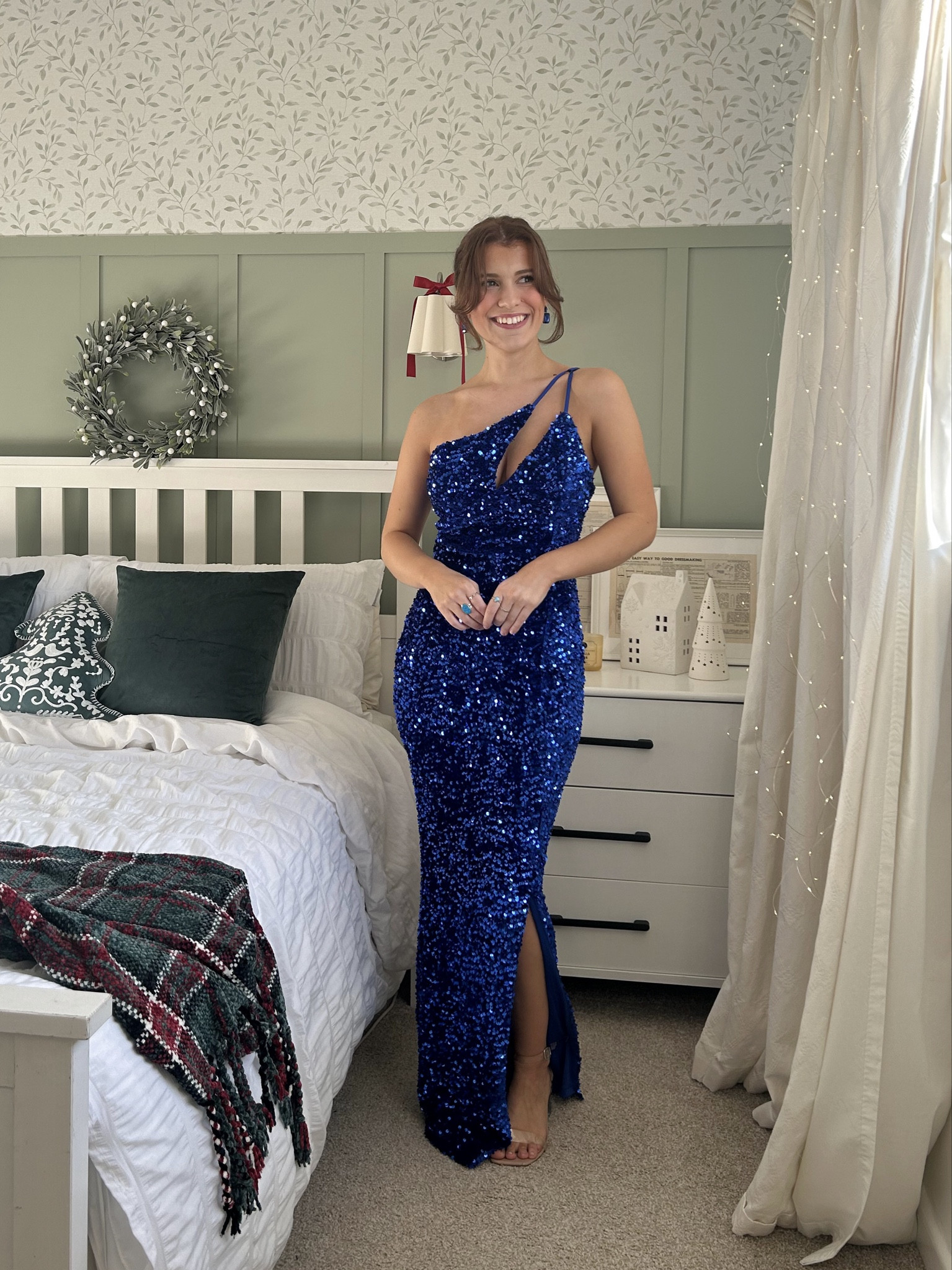 Cutesy blue sequin dress from Quiz will make a statement this Christmas ✨

#LTKuk #LTKwinter