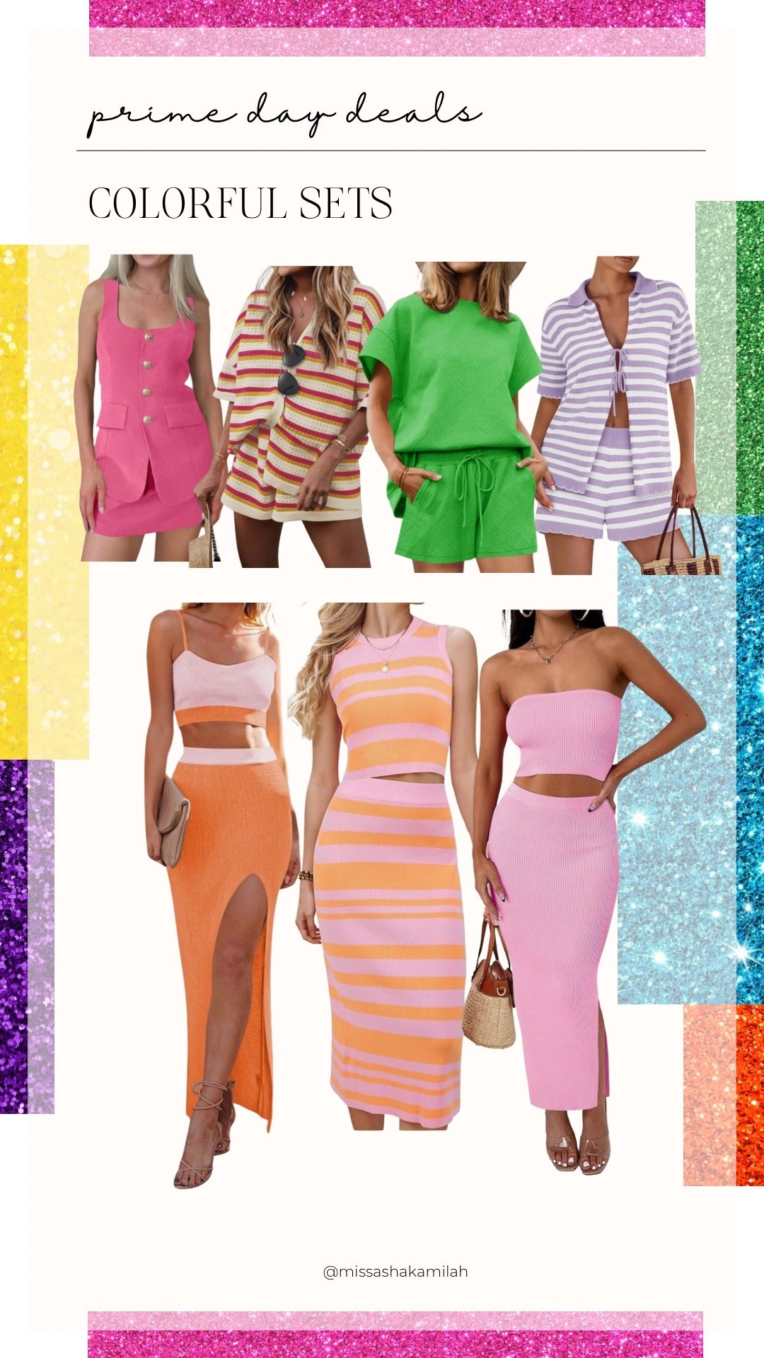 PRIME DAY DEALS: colorful two-piece sets

#LTKSeasonal #LTKStyleTip
