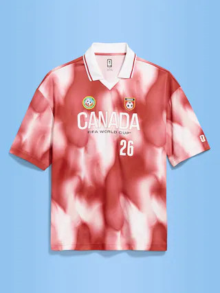 FIFA World Cup 26™ Canada Lifestyle Collared Jersey T-Shirt for Men | Old Navy (US)