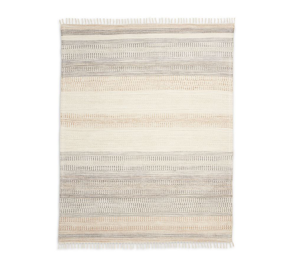 Marina Handwoven Flatweave Rug , 8 x 10', Flax Multi | Pottery Barn (US)