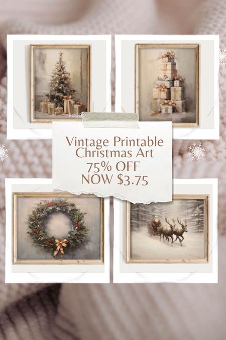 Printable art for those small details that matter this holiday season! Simply print to whatever size you need and easily transition your home for each season using your existing frames! 

#LTKHoliday #LTKSeasonal #LTKCyberWeek