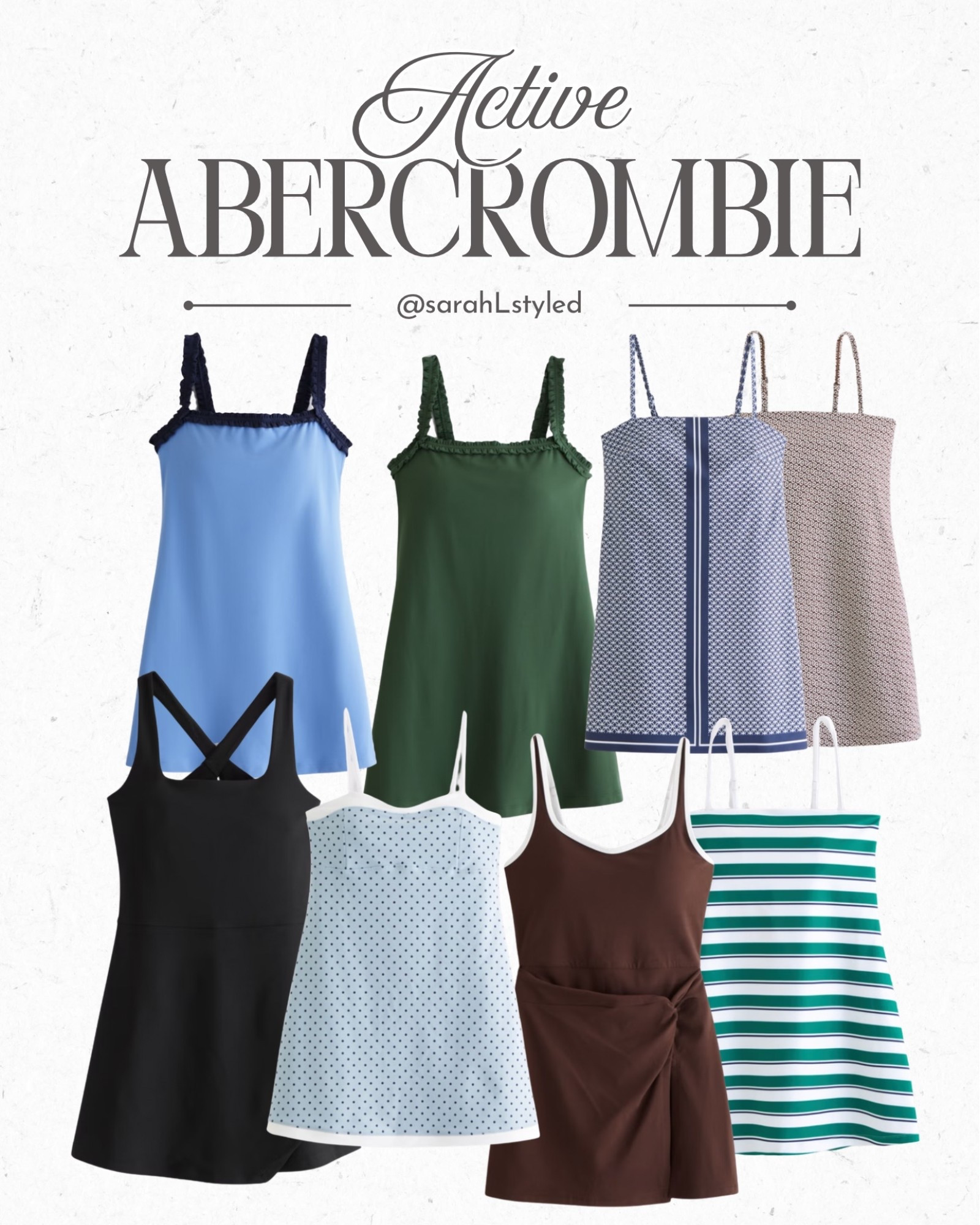 Active dresses — each style comes in multiple colors & some on major sale 🙌🏼 I love wearing these on a walk and running errands. Perfect to wear to waste management! 

Waste management outfit, golf tournament outfit, elevated athleisure, active dress, Abercrombie active dress, athletic dress outfit, workout dress, athleisure dress, casual summer dress, walking outfit, everyday activewear, tennis dress style, sporty chic outfit, travel outfit dress, comfortable summer outfit, activewear dress with built in shorts, neutral athleisure

#LTKfitnessgoals #LTKSaleAlert #LTKActive