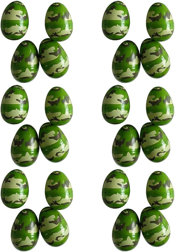 Camouflage Camo Easter Egg Hunt Eggs - 24 ct fillable | Amazon (US)