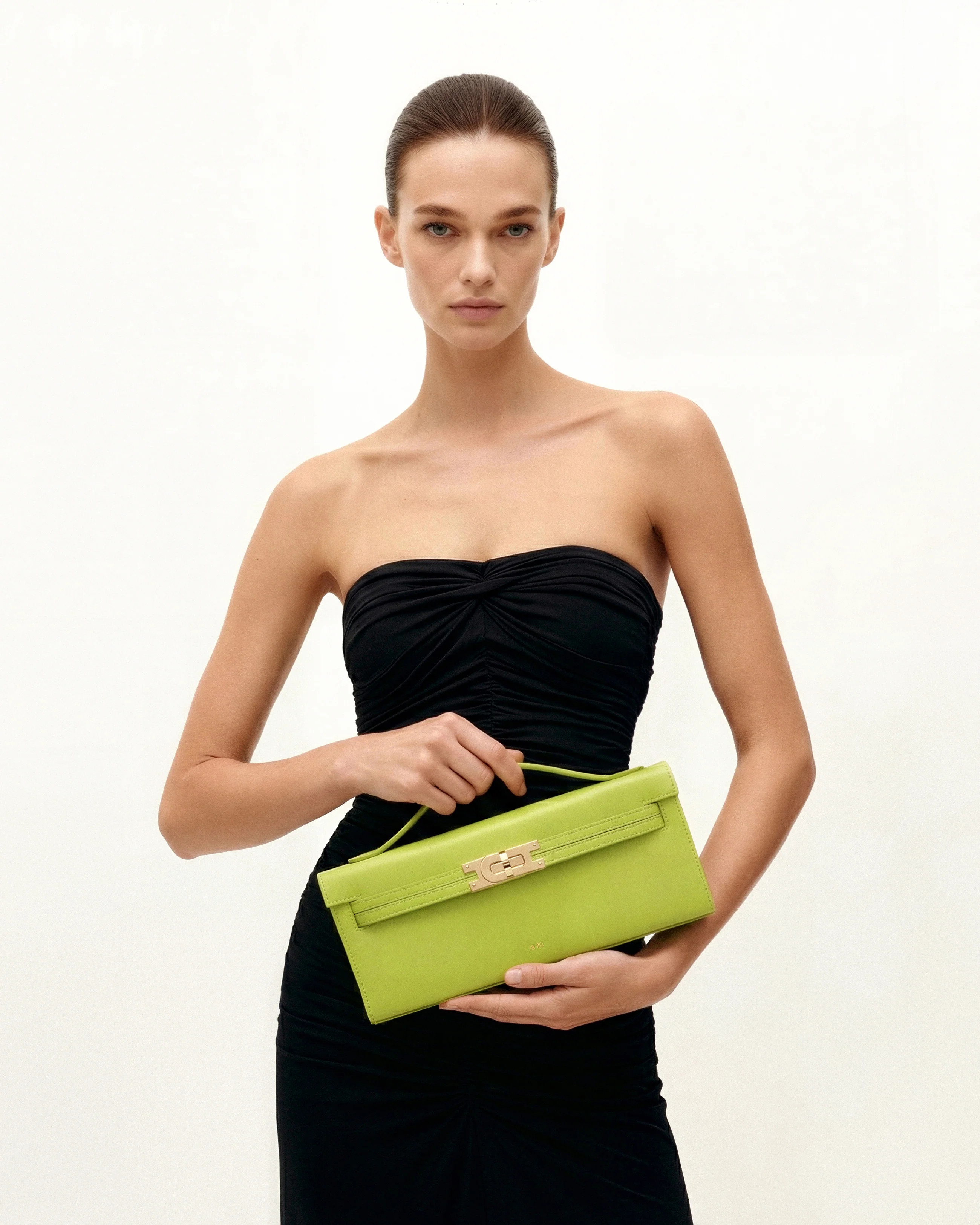 Bria Structured Top Handle Bag - Green | JW PEI US