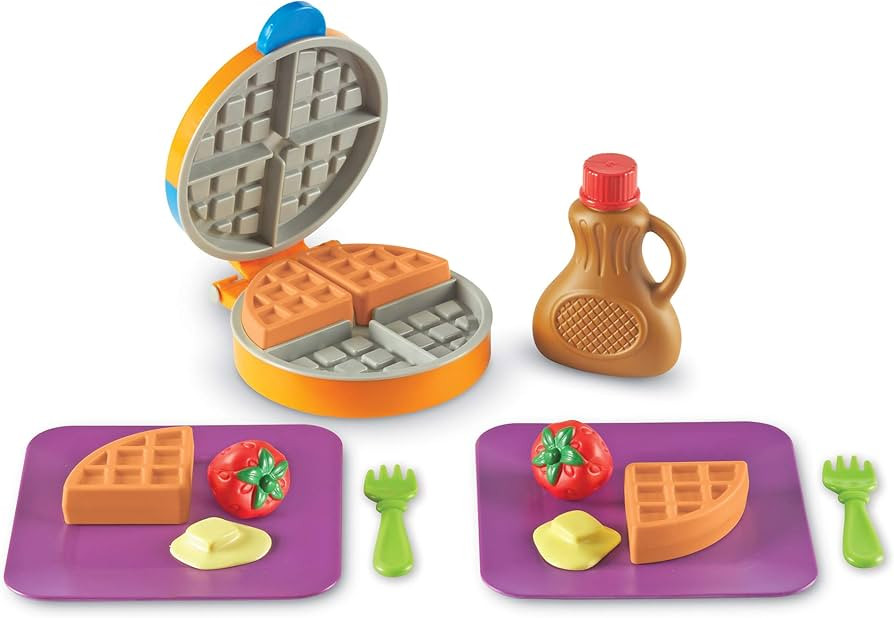 Learning Resources New Sprouts Waffle Time, Pretend Play Food Set, 14 Piece Set, Ages 18 mos+ | Amazon (US)