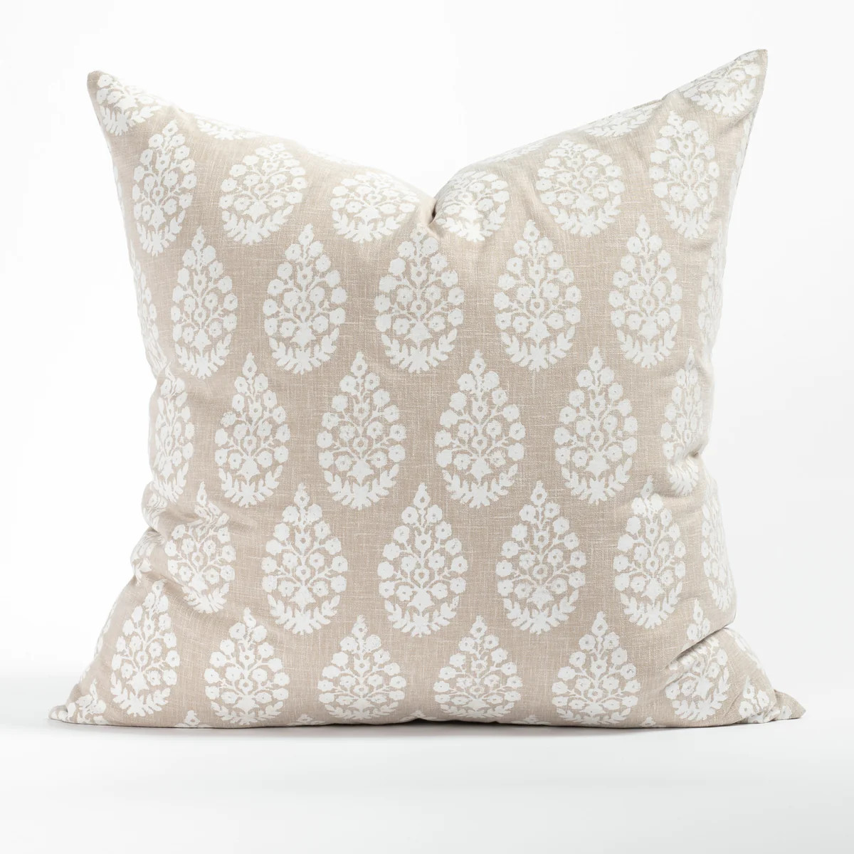 Chandra 24x24 Pillow, Beige Bisque | Tonic Living