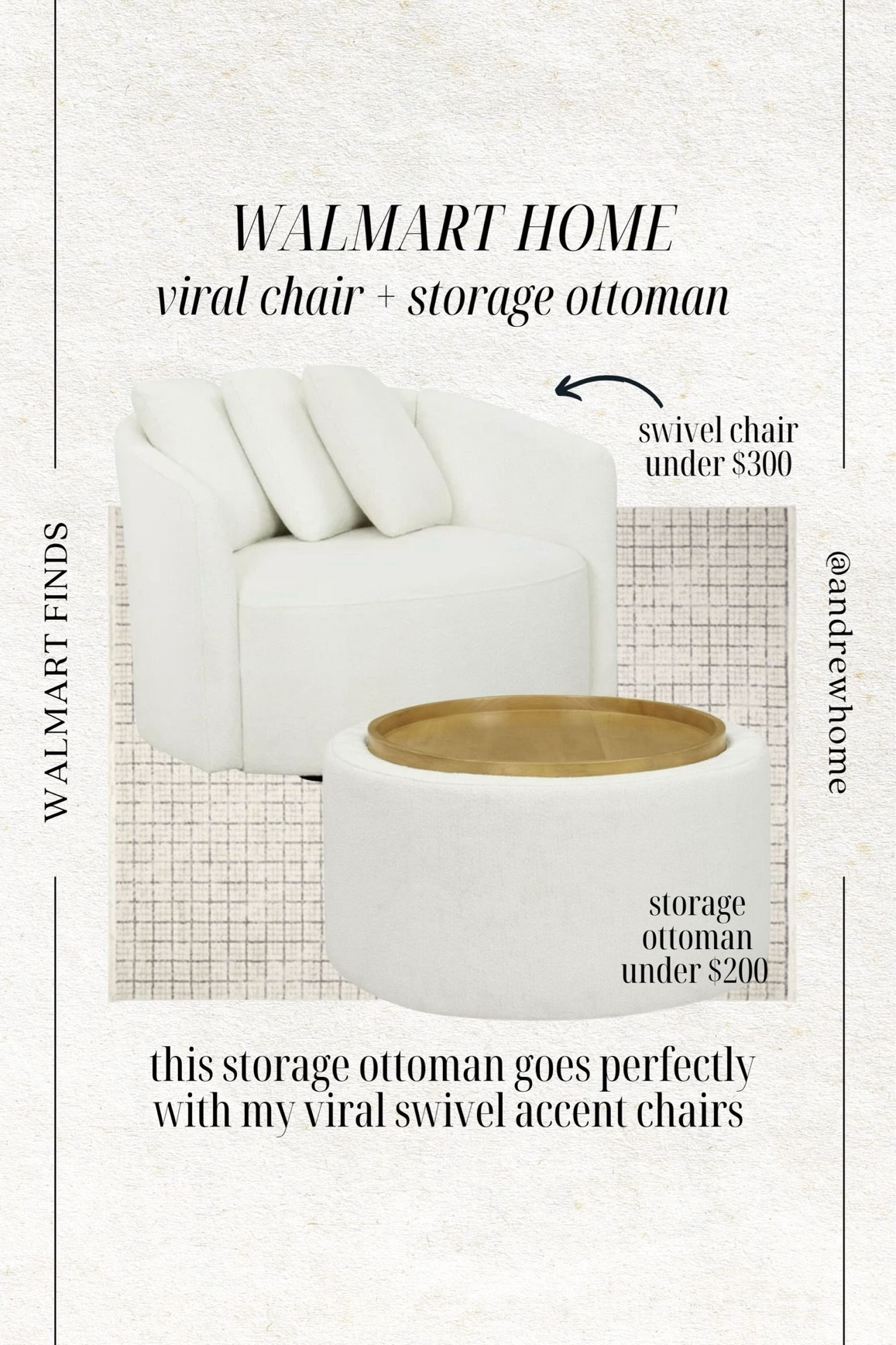 This boucle chair and extra storage ottoman are the perfect pair for any living room or cozy corner 

#LTKstyletip #LTKhome #LTKHoliday