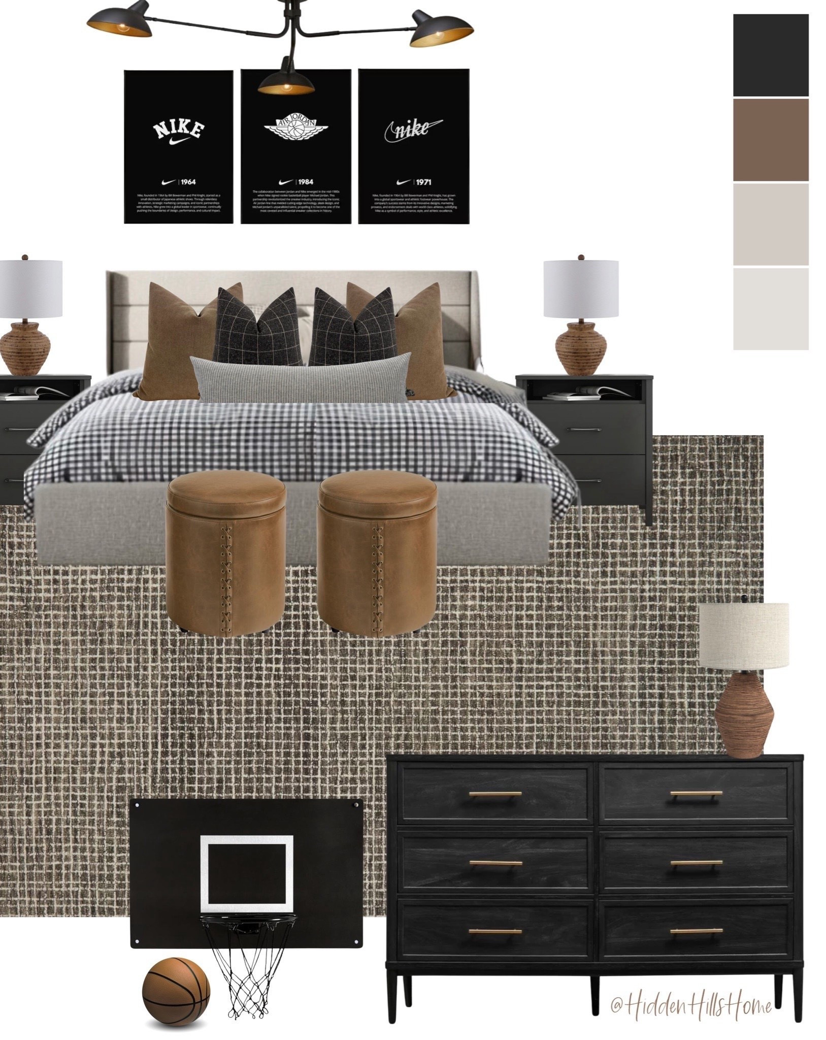 Teen boys bedroom, basketball bedroom design ideas, boys bedroom decor, cool teen boys bedroom mood board design #teen #bedroom

#LTKSaleAlert #LTKHome #LTKKids