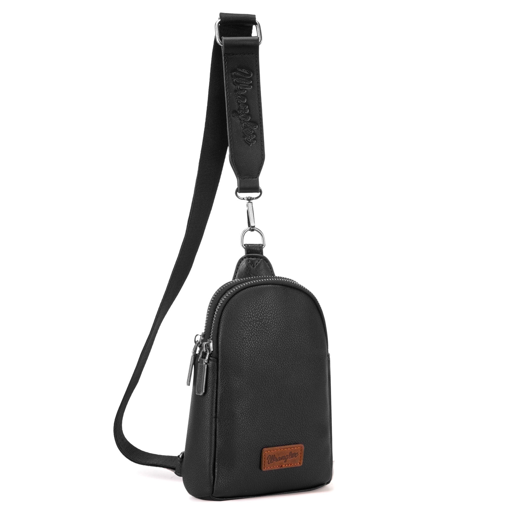 Wrangler Crossbody Sling Bags for Women Cross Body Fanny Pack Purse with Detachable Strap Zipper ... | Walmart (US)