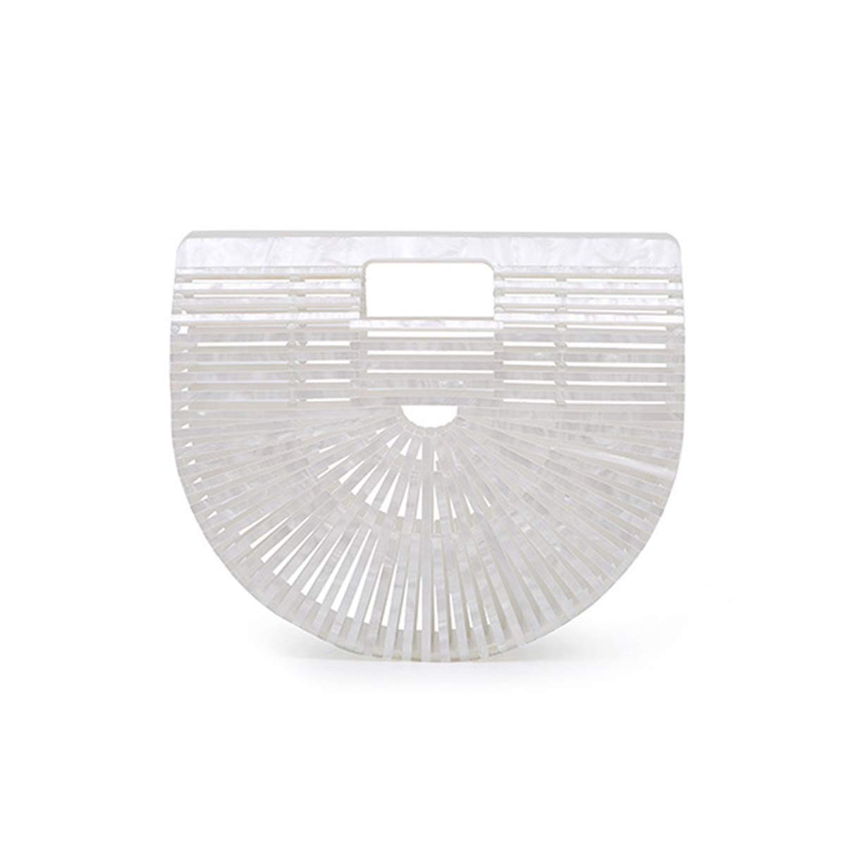 Womens Acrylic Clutch Handbag Large Tote Bag Beach Bag | Amazon (US)