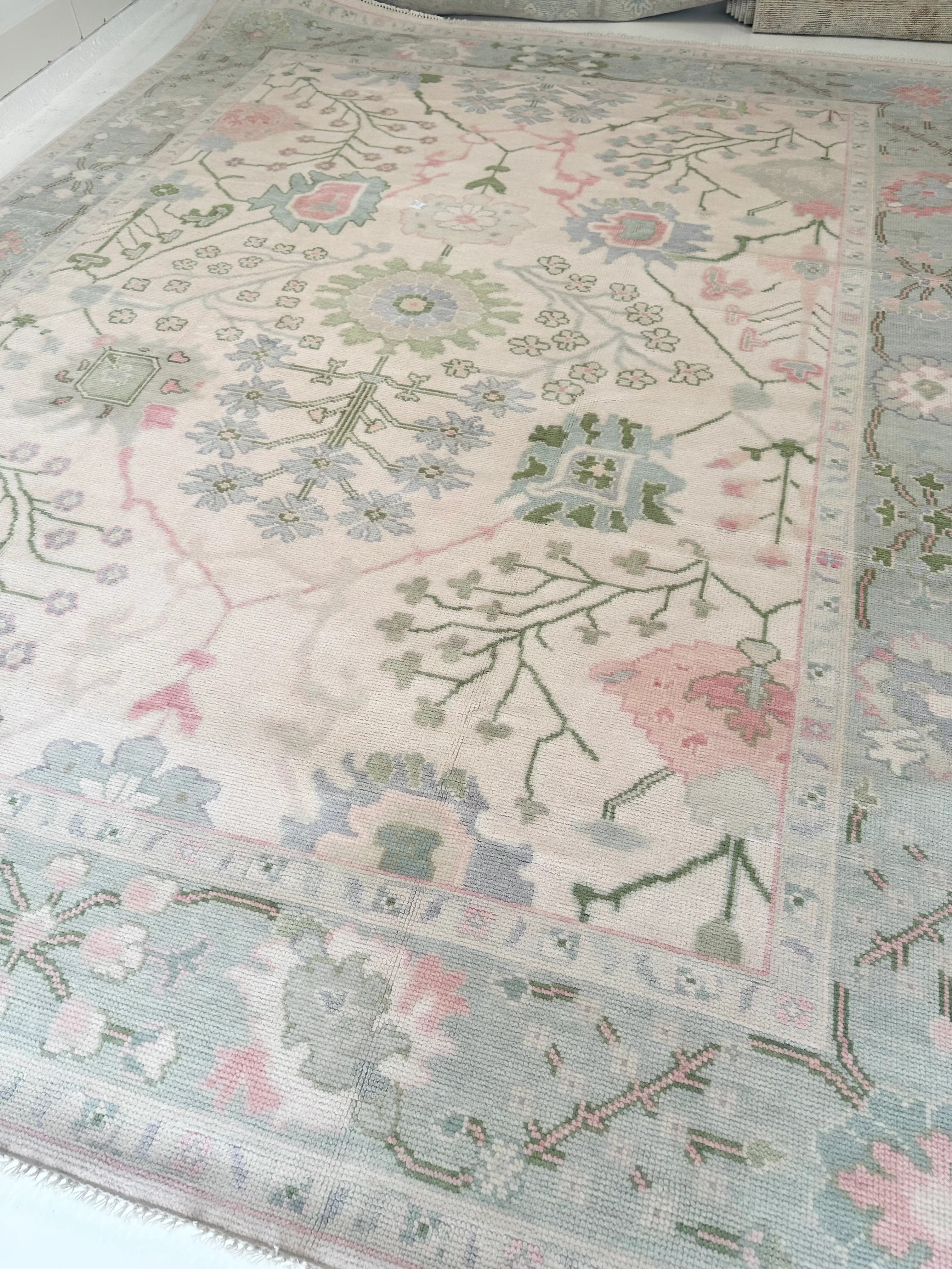 Charleston Pink Modern Oushak | DFW Textile Sourcing