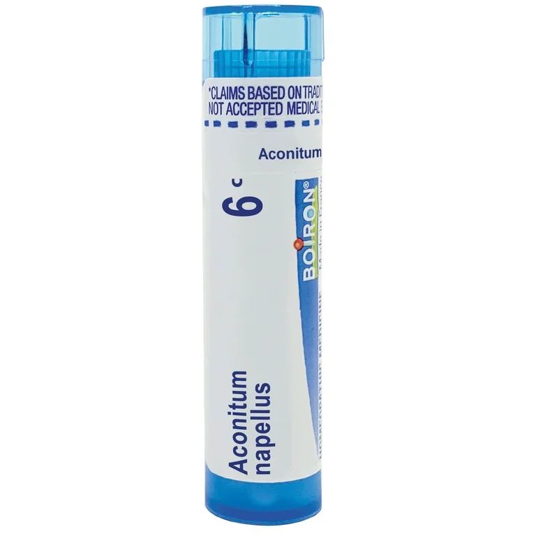 Boiron Aconitum Napellus 6C, Homeopathic Medicine for High Fever (Up To 102F) Of Sudden Onset Wit... | Walmart (US)