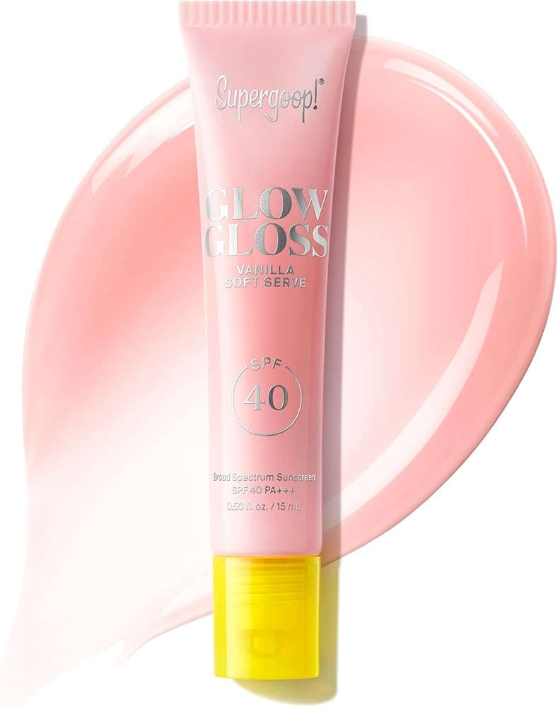 Supergoop! Glow Gloss SPF 40 Lip Balm - Broad Spectrum Protection with a Non-Sticky, High-Shine Finish - 0.5 fl oz | Amazon (US)