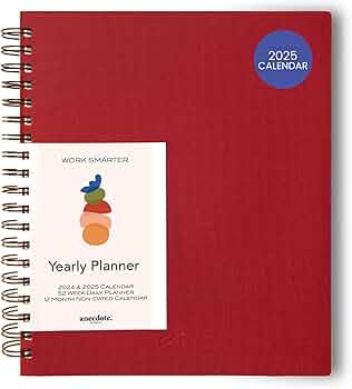 Amazon.com : Anecdote Planner 2025 (8.5" x 10") Daily Planner Weekly Monthly Planner - 52 Weeks w... | Amazon (US)