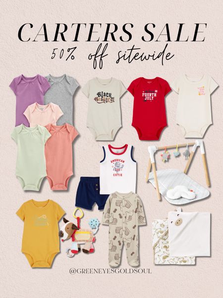 Carters sale! 50% off sitewide 🤎
Onesie, baby, newborn, infant, pajamas 

#LTKsalealert #LTKbaby #LTKU