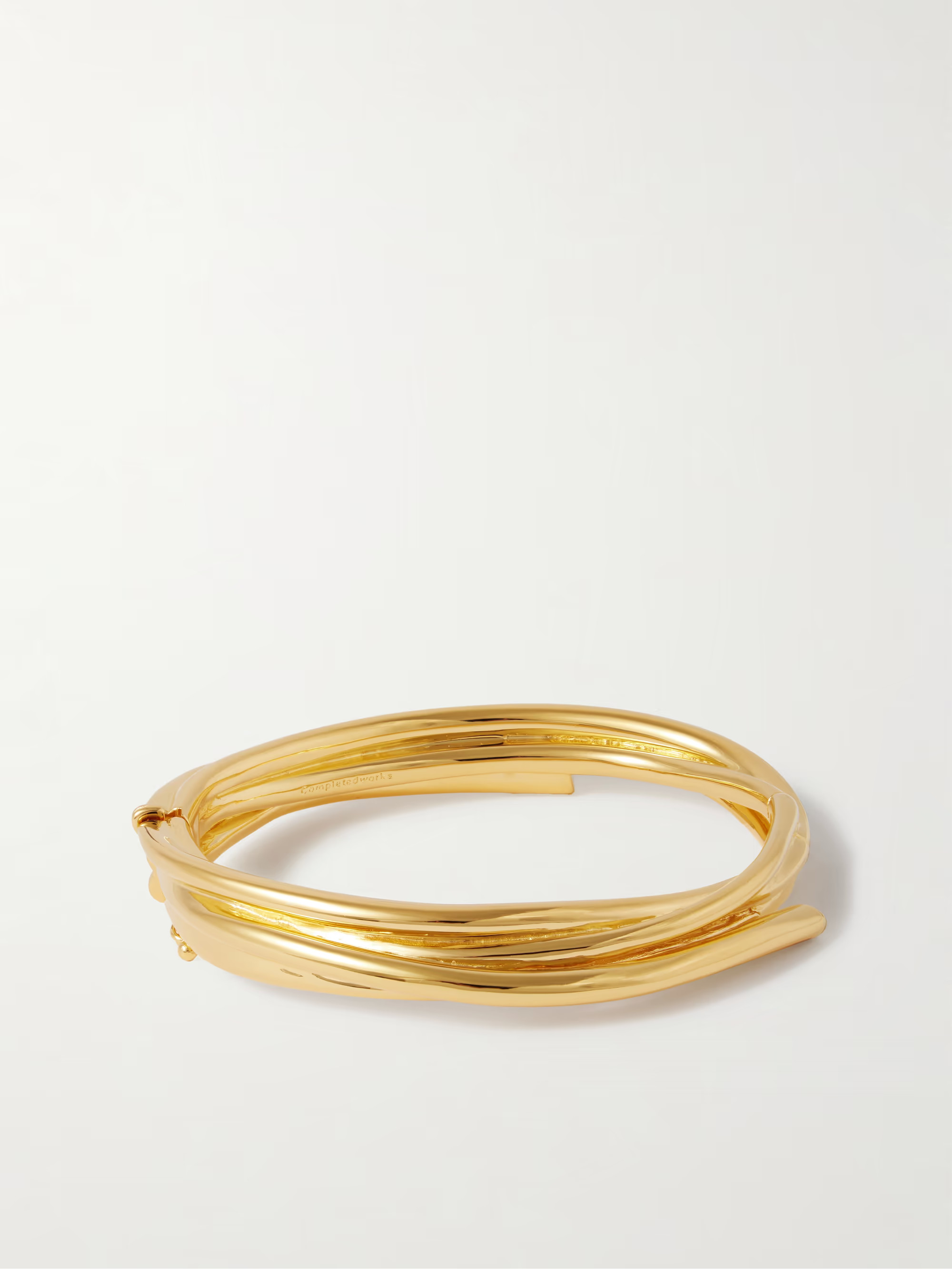 Gold-plated cuff | NET-A-PORTER (US)