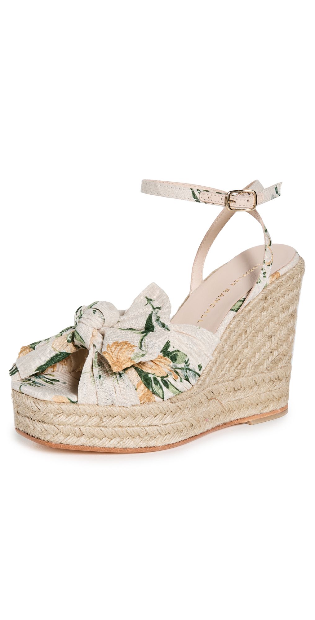 Peri Pleated Knot Wedge Espadrilles | Shopbop