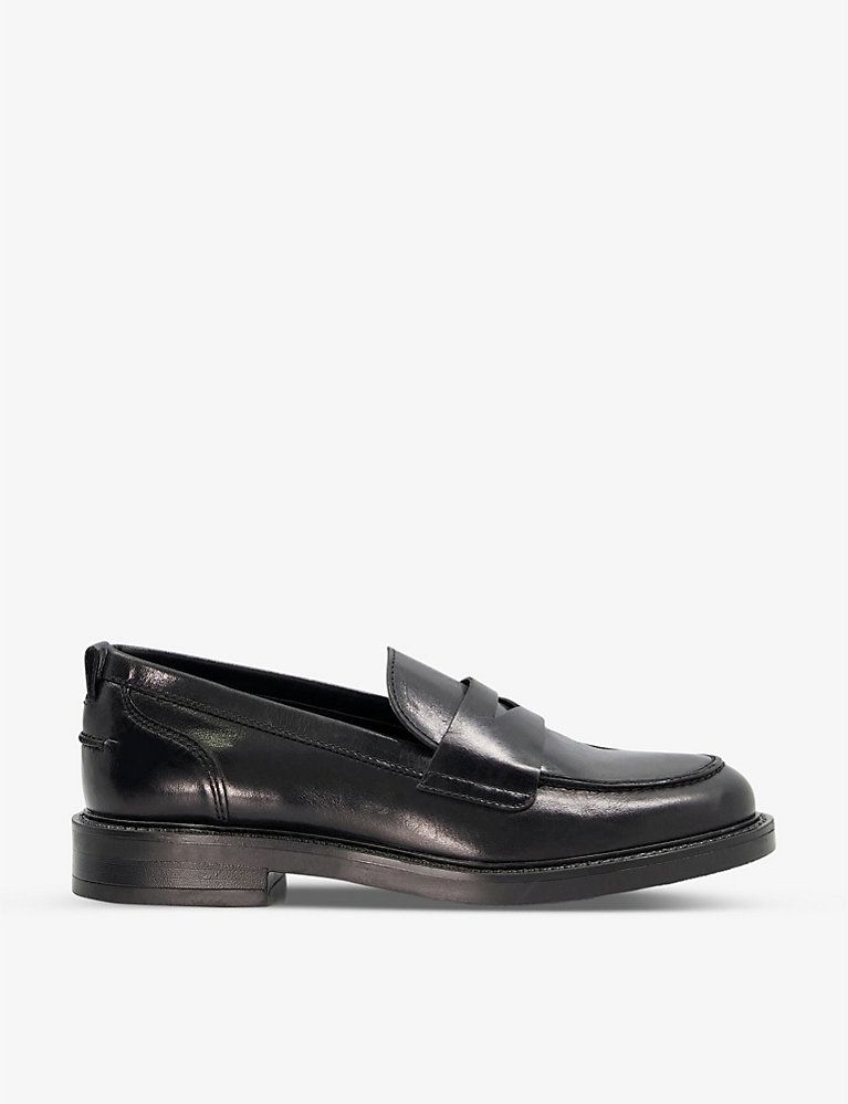 Geeno low-heel leather penny loafers | Selfridges