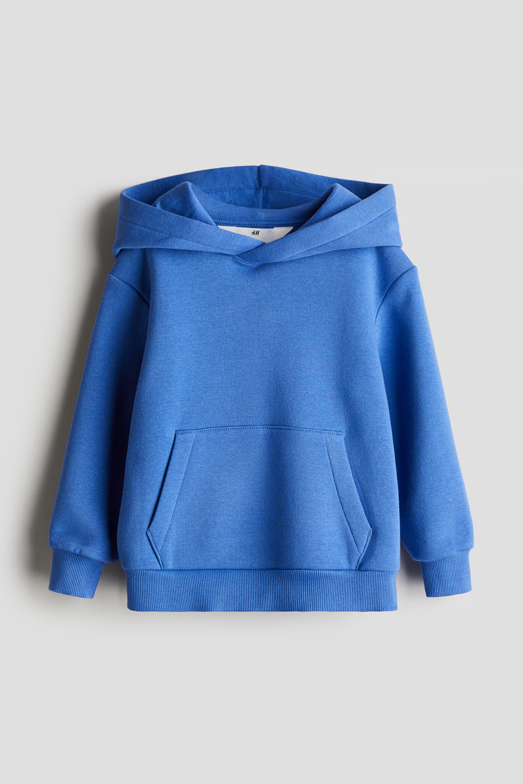 Hoodie - Long sleeve - Regular length - Bright blue - Kids | H&M CA | H&M (US + CA)