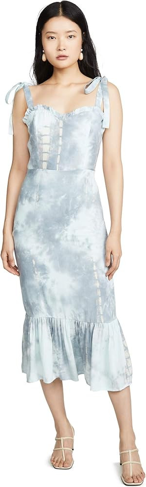 Women's Tie Dye Fitted Sleeveless Dress | Amazon (US)