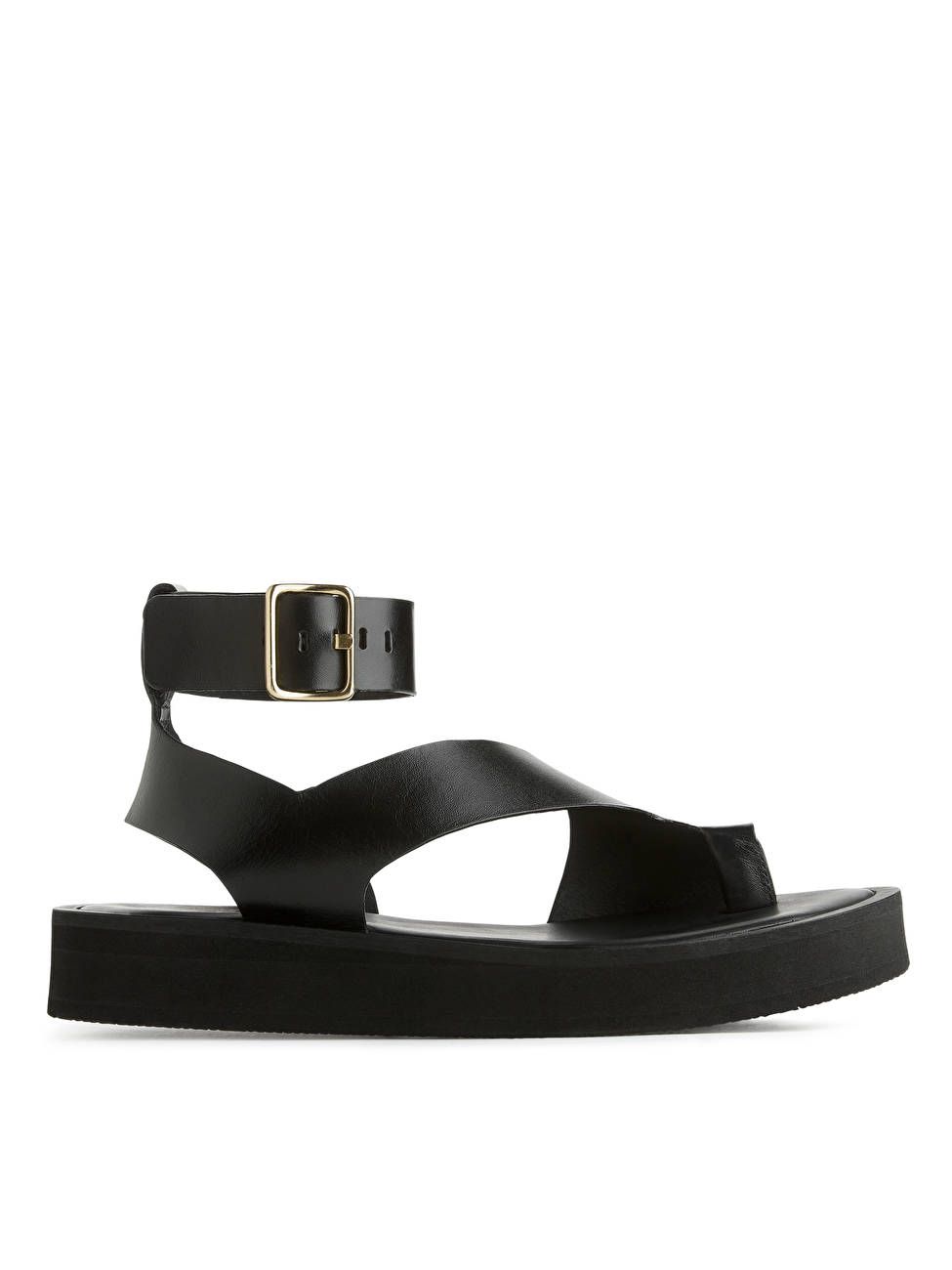Flatform Leather Strap Sandals | ARKET