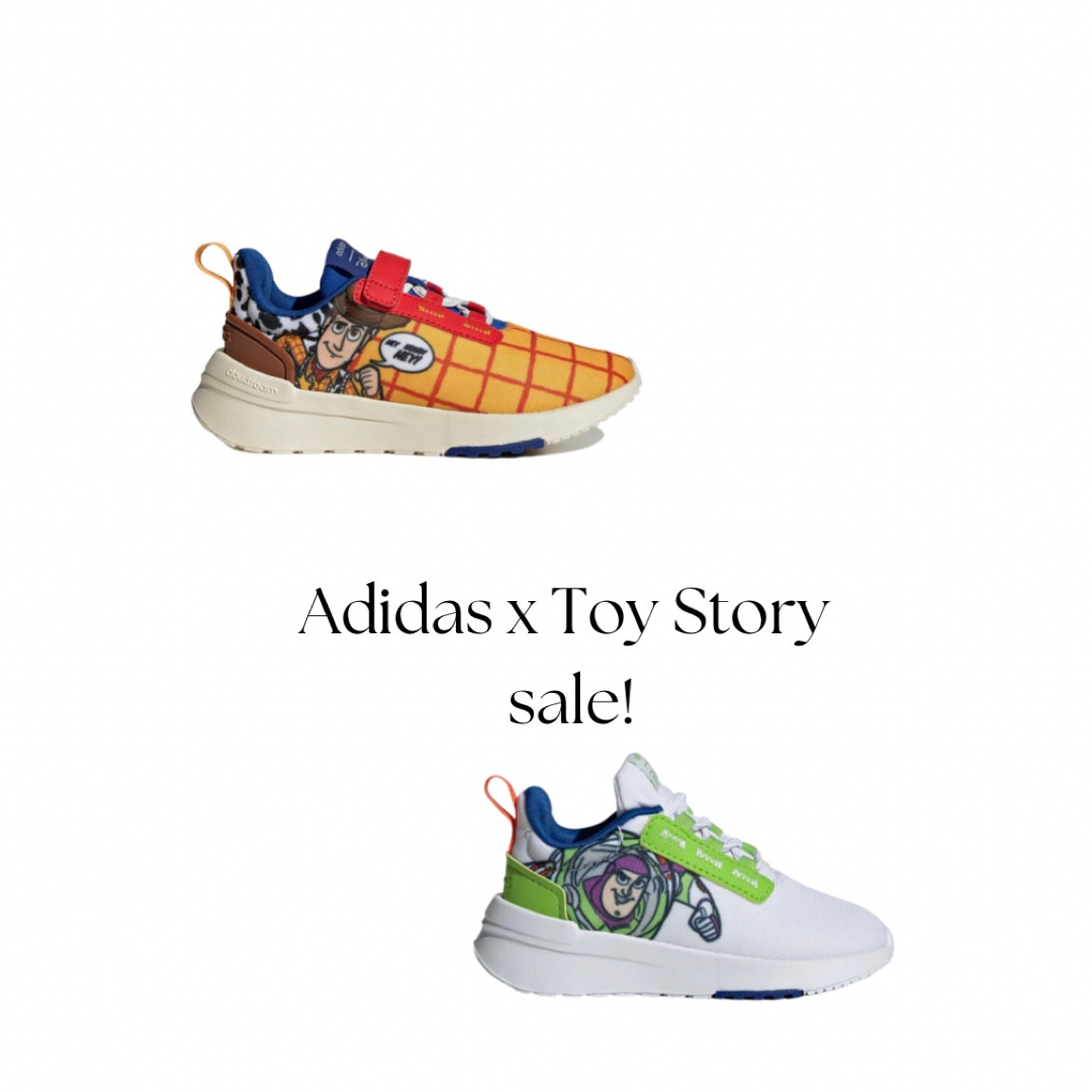 Adidas x toy story shoes on sale for only $21!!!!

#LTKfamily #LTKsalealert #LTKshoecrush