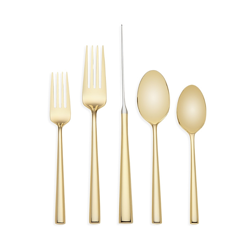 kate spade new york Malmo Gold 5 P-Piece Place Setting | Bloomingdale's (US)