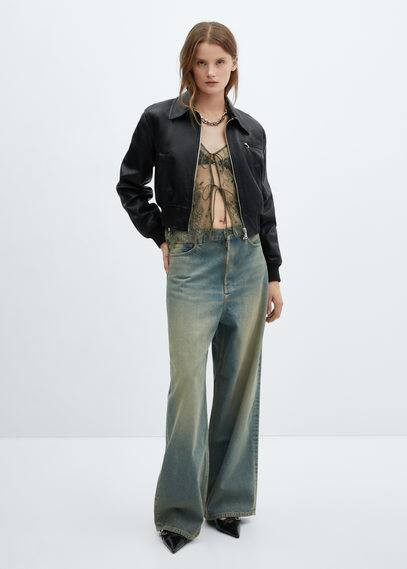 Search: leather jacket women (18) | Mango United Kingdom | MANGO (UK)