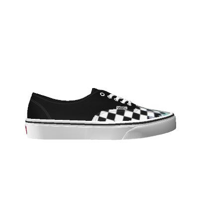 Vans Customs Pastel Drips Checkerboard Authentic Shoes Black | Vans (US)