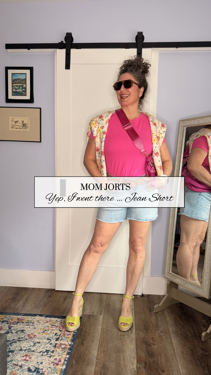 I have a confession to make… I had officially given up on “mom shorts” 

Every pair either squeezed me in all the wrong places, flattened everything out, or made me feel like I should be supervising recess

Then I found these

They have that perfect high rise, enough stretch to actually move, and a relaxed fit through the legs that is comfortable without looking frumpy

The frayed hem gives them just enough attitude too

Finally found one that checks all the boxes: flattering, comfortable, and doesn’t make me want to change immediately

If it walks like a duck… these are the shorts we’ve all been looking for 🖤

SHORTS 🔗 https://charmingandmain.com/products/roll-with-it-frayed-denim-shorts?_pos=18&_sid=f656462da&_ss=r

#Over40Style #DenimShorts #MomStyle #SummerStyles #CharmingAndMain

#LTKgrwm #LTKFestival #LTKootd