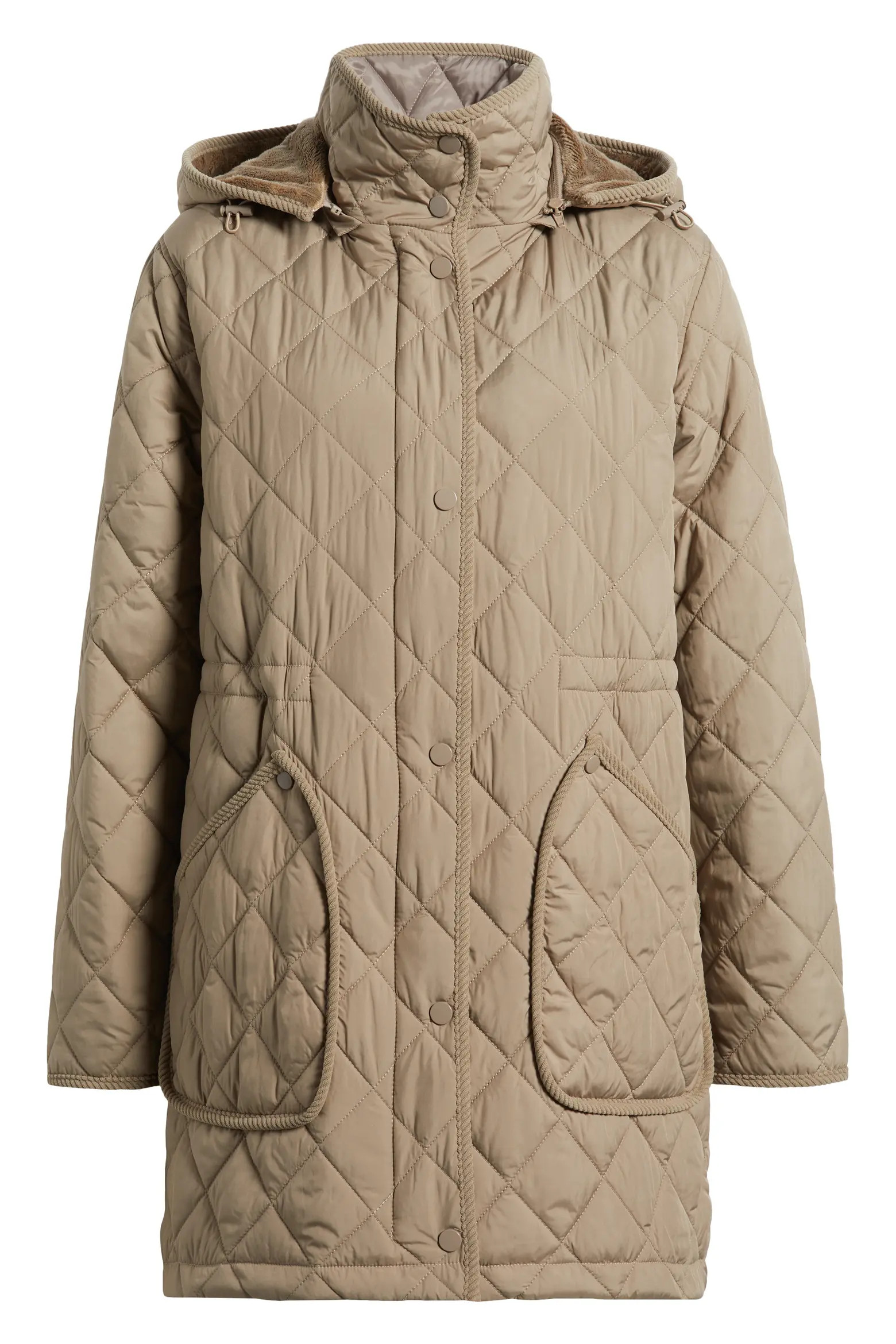 Diamond Quilted Hooded Puffer Coat (Women) | Nordstrom | Nordstrom