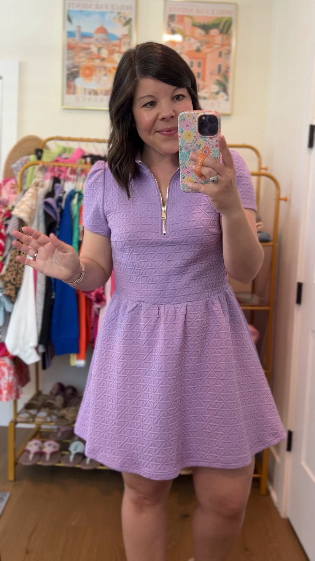 Another perfect colorway in this dress! Lavender is so on trend this season 💜

I’m in a size small. 34B chest. 

#LTKWatchNow #LTKSeasonal #LTKFindsUnder100