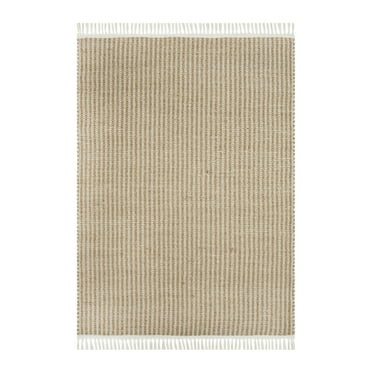 Better Homes & Gardens Ivory Natural Striped Rug by Dave & Jenny Marrs, 7x10 | Walmart (US)