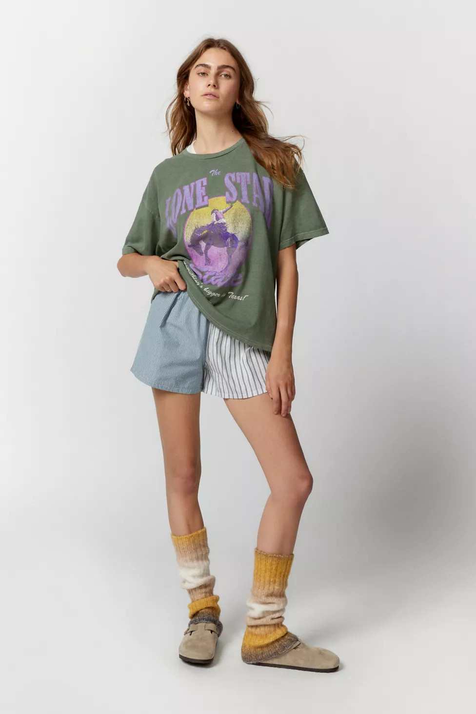Lone Star Boxy Oversized Tee | Urban Outfitters (US and RoW)