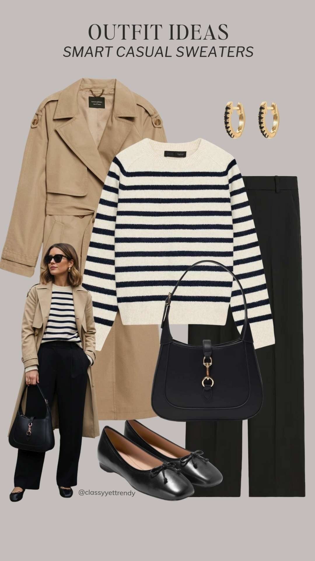 6 Smart Casual Sweater Outfits: Mix and Match Elevated Outfits ✔️ Use these outfit formulas to look polished and put together everyday. 

how to style, outfit ideas, elevated outfit, wardrobe essentials #wintertospring #stylingtips #smartcasual #smartcasualstyle #streetstyle 
 

 