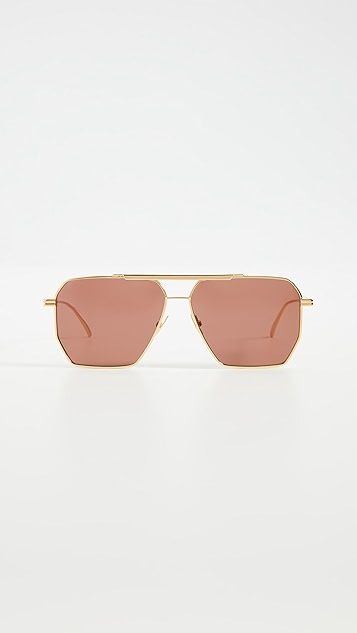 Geometric Navigator Sunglasses | Shopbop
