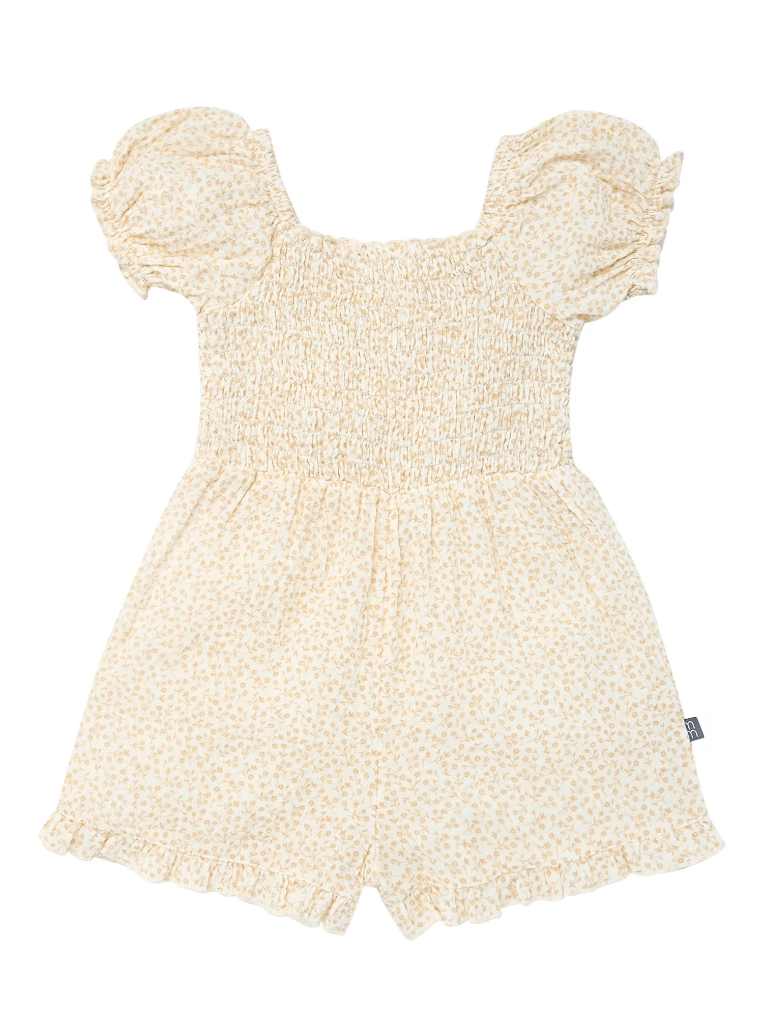 Modern Moments by Gerber Toddler Girl Smock Ruffle Romper, Sizes 12M-5T | Walmart (US)