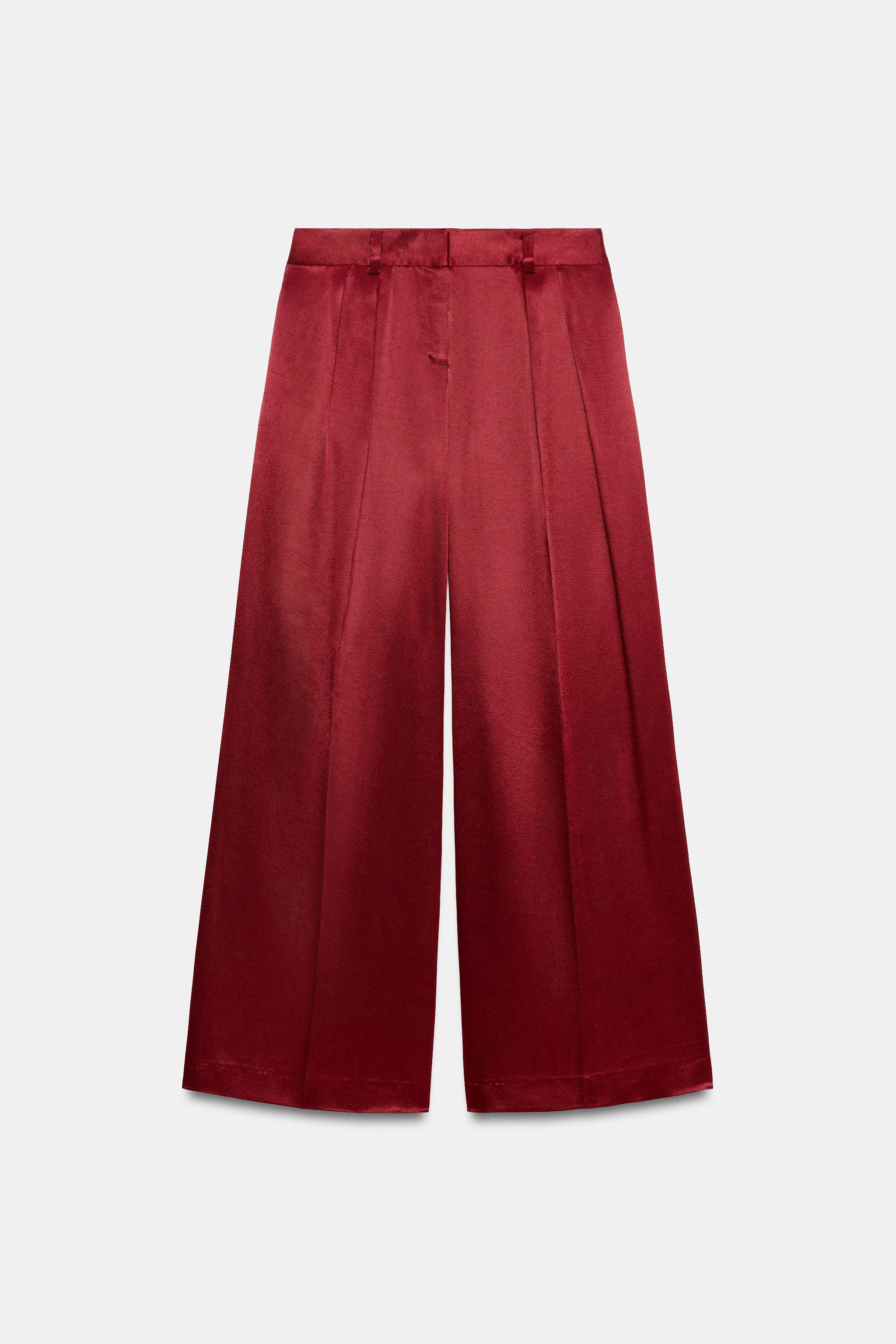 WIDE-LEG FLOWY PANTS | Zara US
