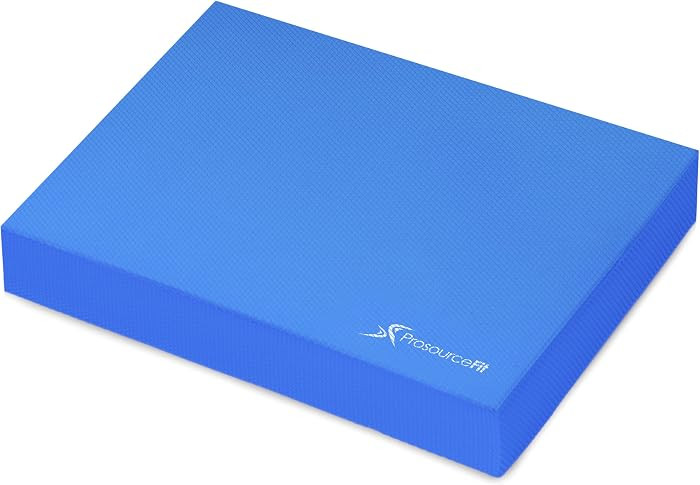 ProsourceFit Exercise Balance Pad – Large Cushioned Non-Slip Foam Mat & Knee Pad for Fitness, S... | Amazon (US)