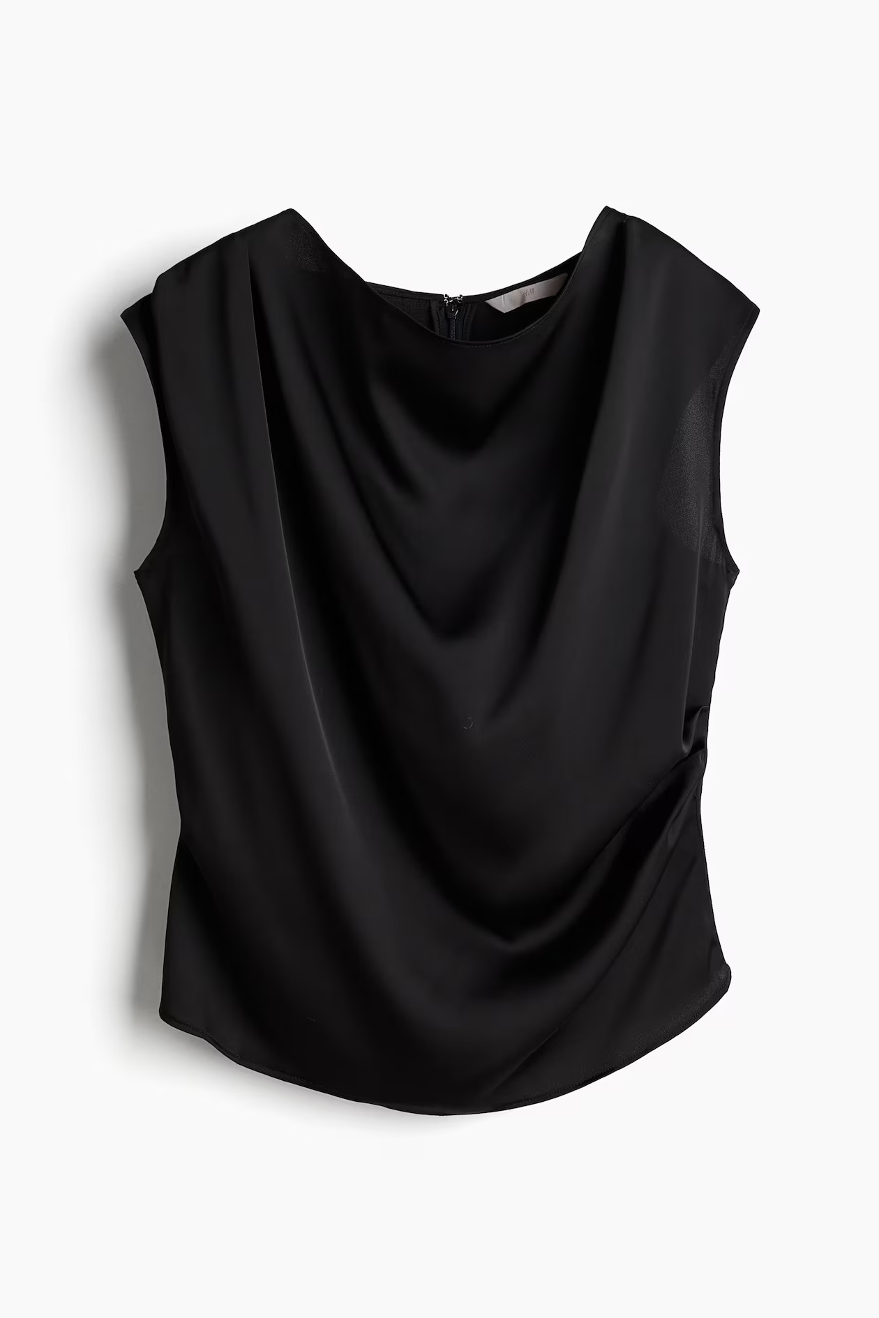 Draped satin top | H&M (UK, MY, IN, SG, PH, TW, HK)