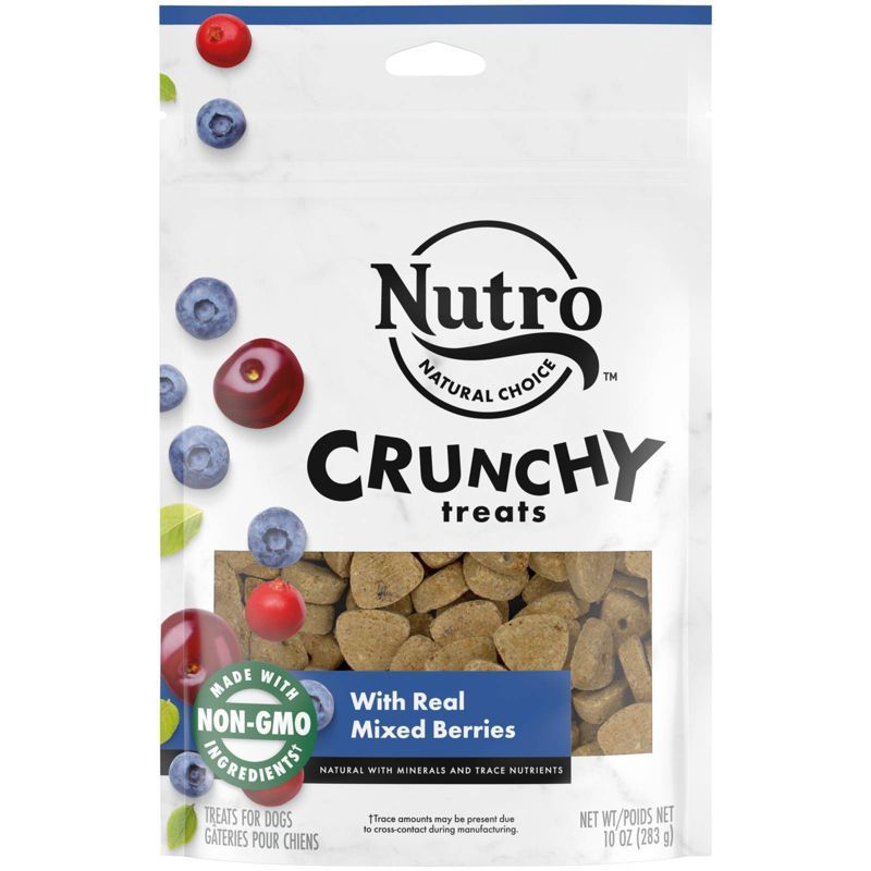 Nutro Crunchy Mixed Berry Fruit Dog Treats - 10oz | Target