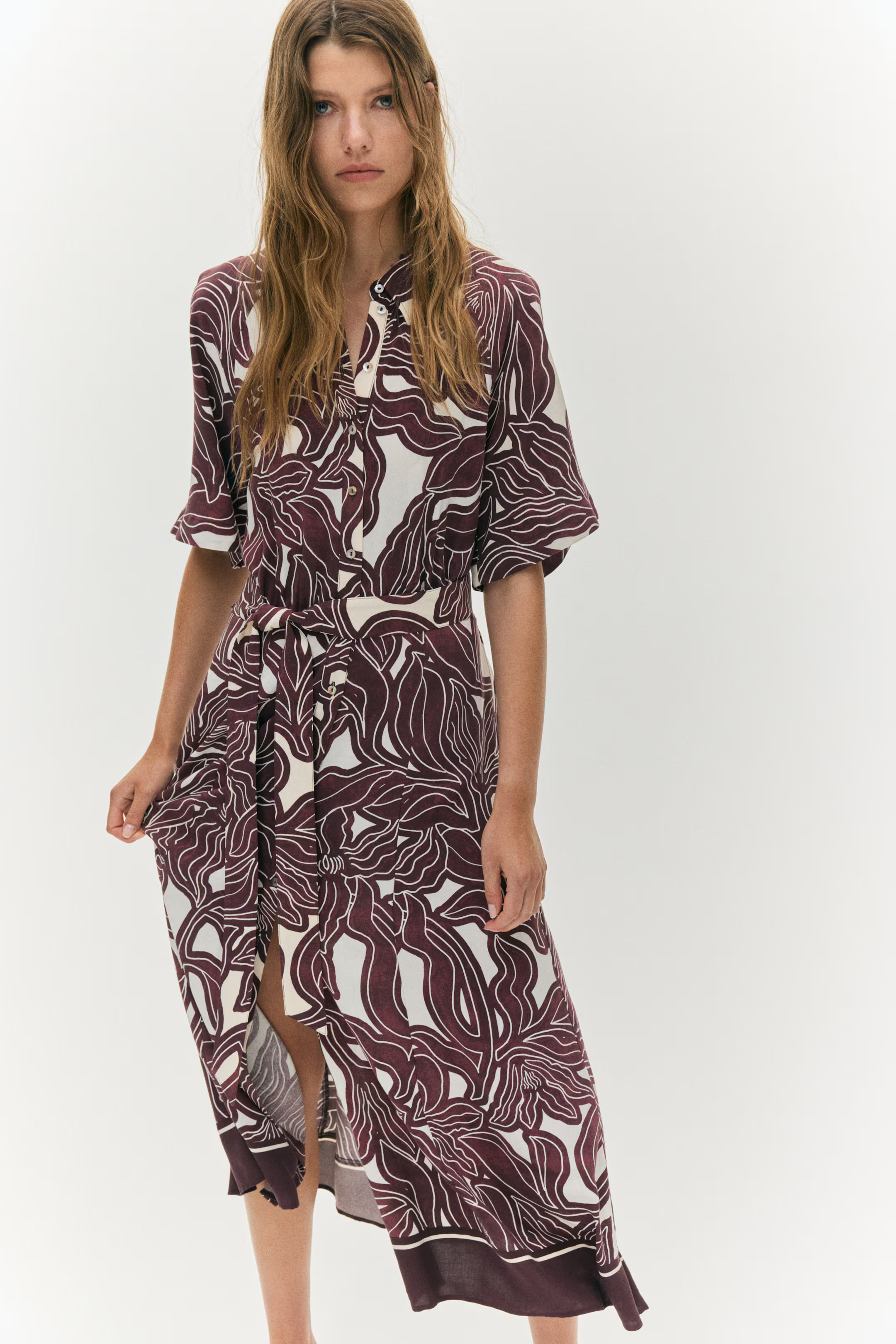 Tie-belt shirt dress | H&M (UK, MY, IN, SG, PH, TW, HK)